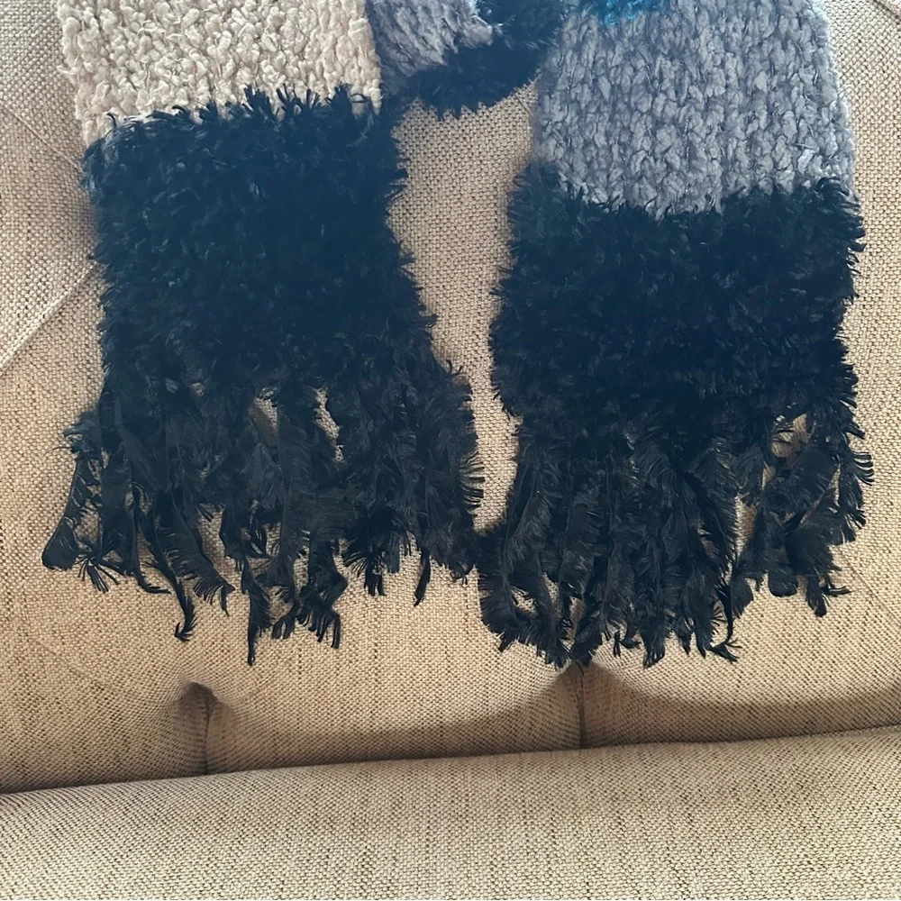 Cejon Multi Colored Knit Scarf - Picture 6 of 7